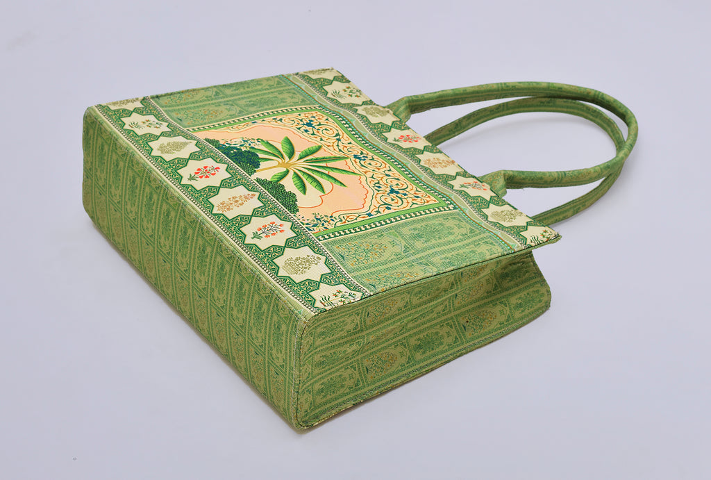 Royal Oasis Tote + Crochet Watermelon