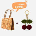 Gold Grace + Crochet Cherry