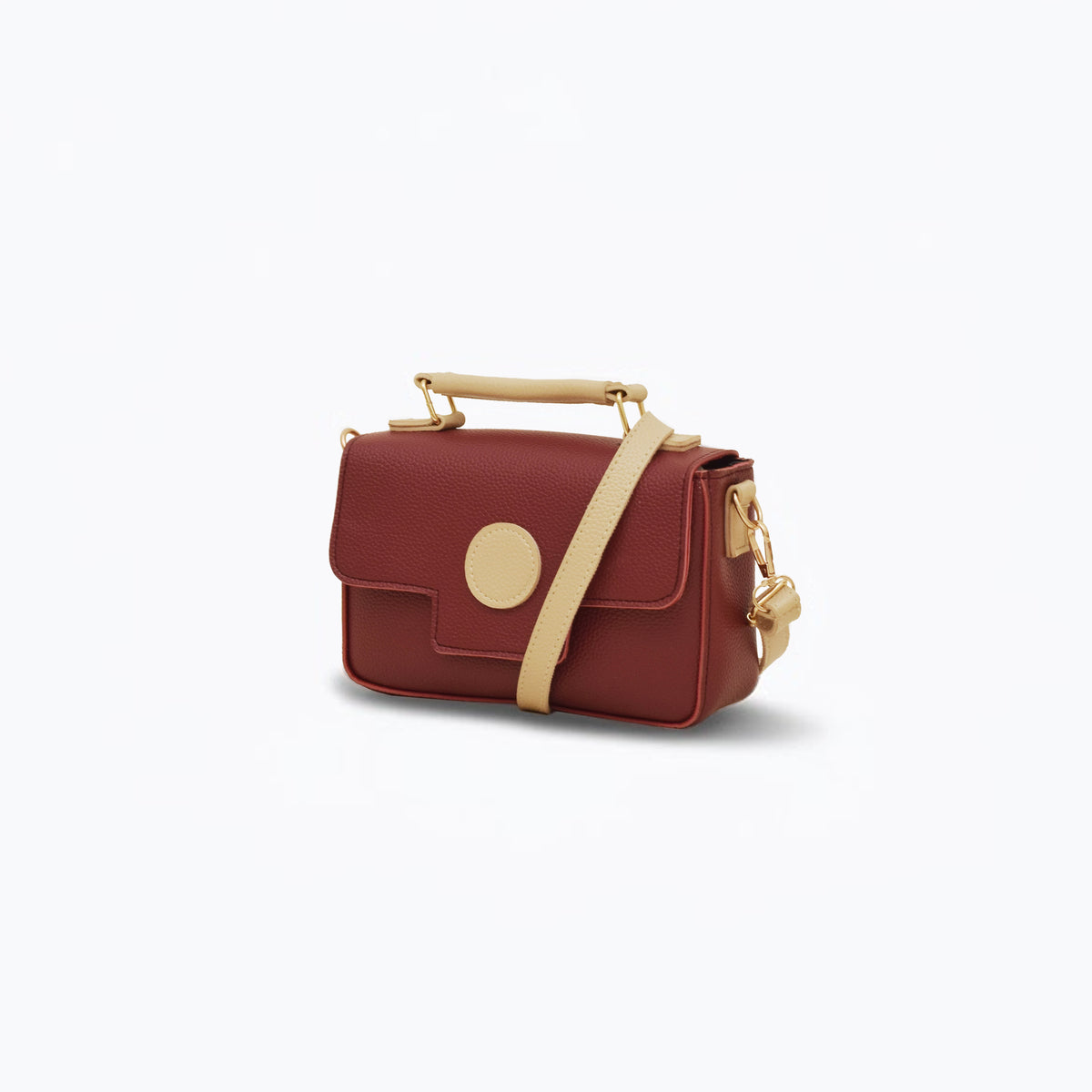 Luxe Dot Maroon