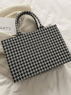 Totewear Canvas Tote Houndstooth