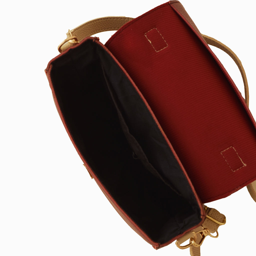 Luxe Dot Maroon