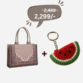 Canvas Whimsy + Crochet Watermelon