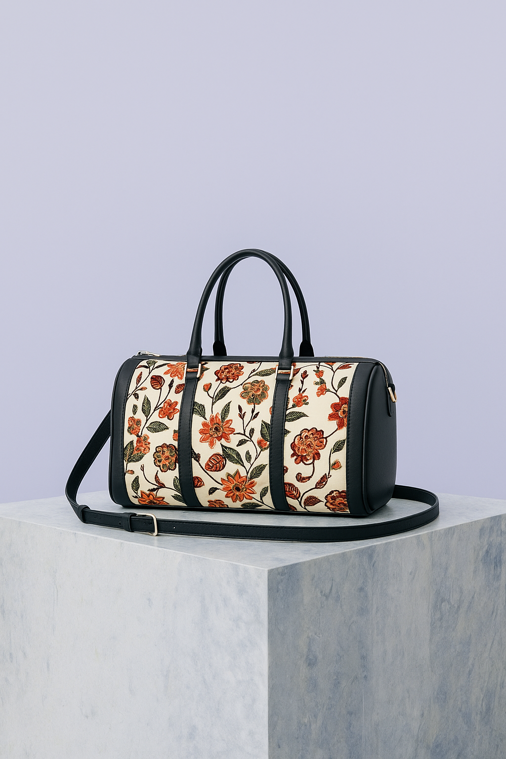 Gulzar Noir Canvas Duffle