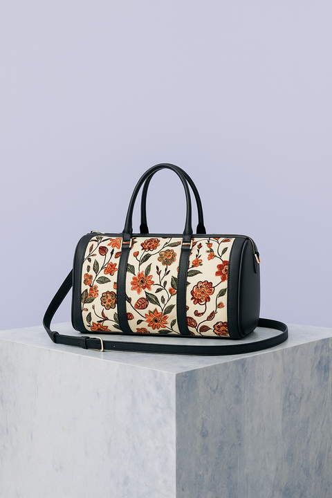 Gulzar Noir Canvas Duffle