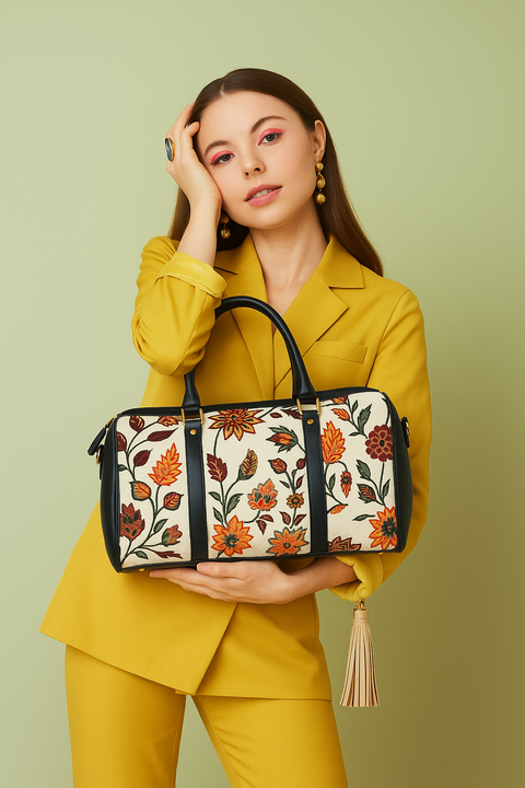 Gulzar Noir Canvas Duffle