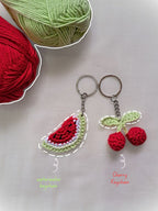 Crochet Cherry + Watermelon