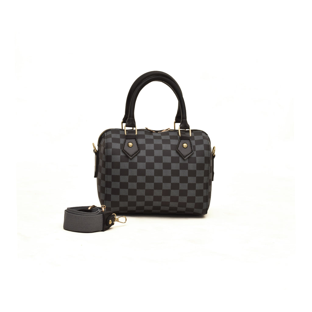 Midnight Royal Check Mini Crossbody