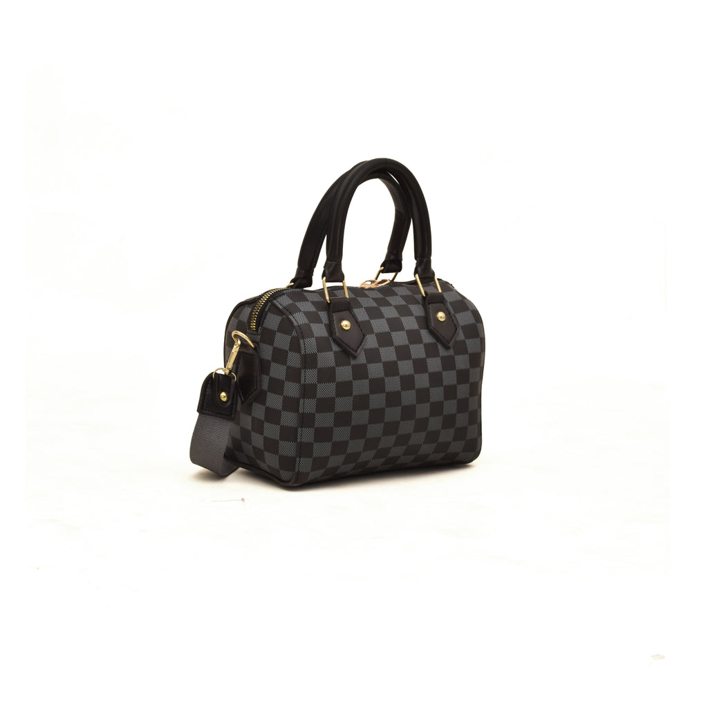 Midnight Royal Check Mini Crossbody
