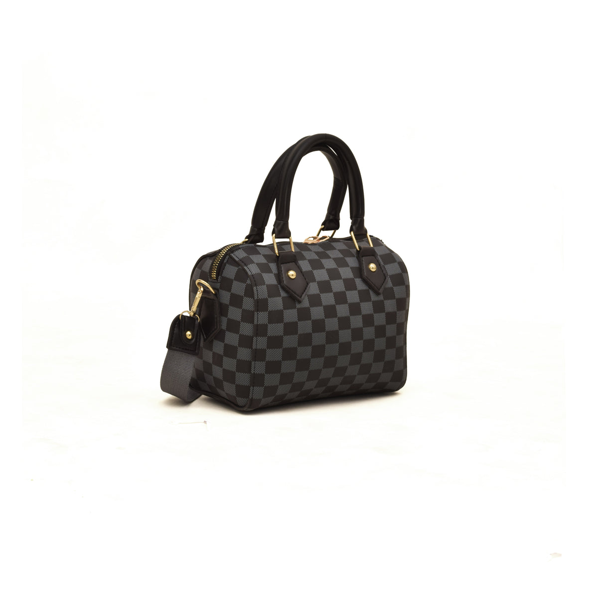 Midnight Royal Check Mini Crossbody