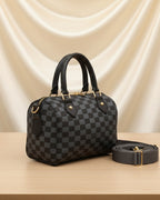 Midnight Royal Check Mini Crossbody