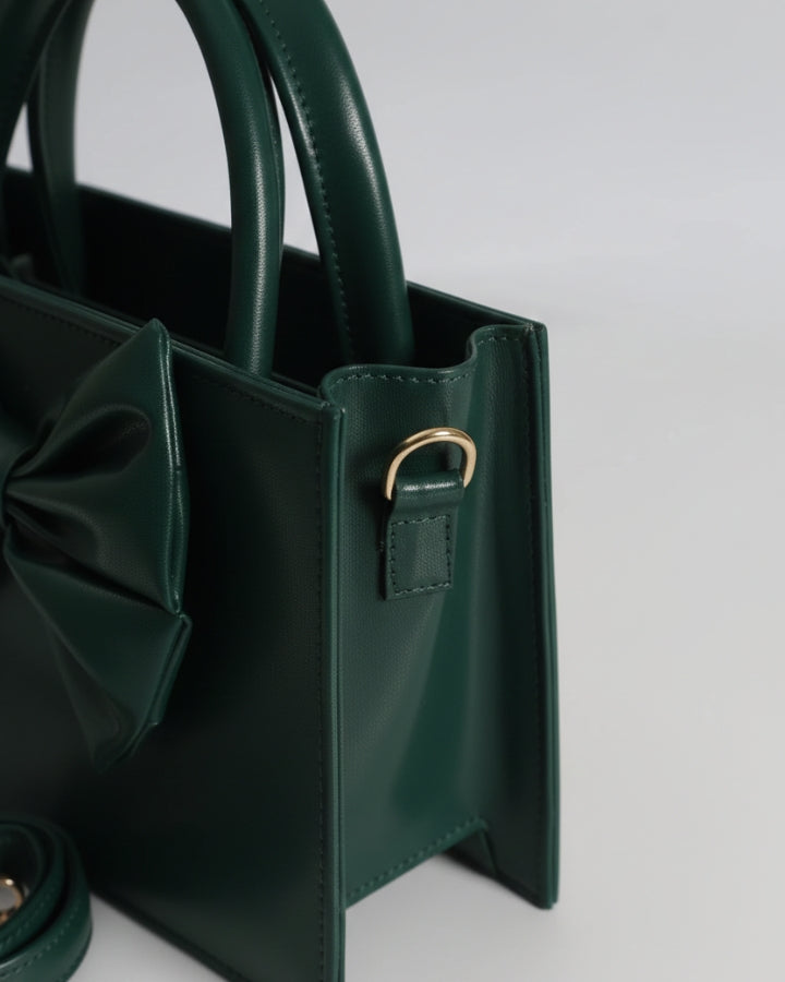 Bow Green Crossbody