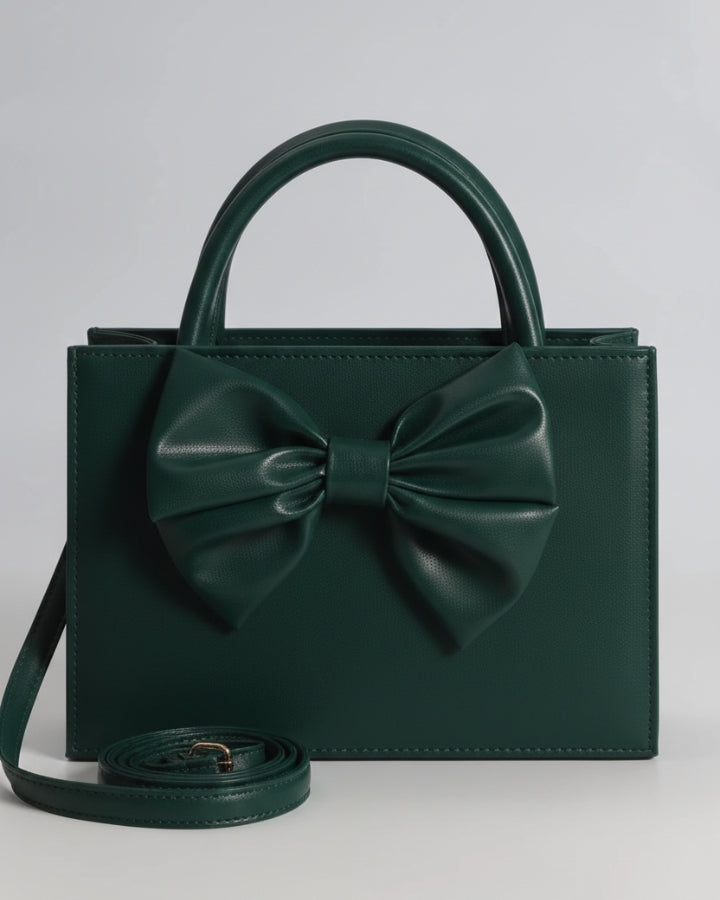 Bow Green Crossbody