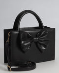 Bow Black Crossbody