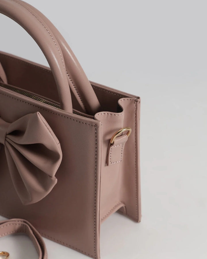 Bow Pink Crossbody