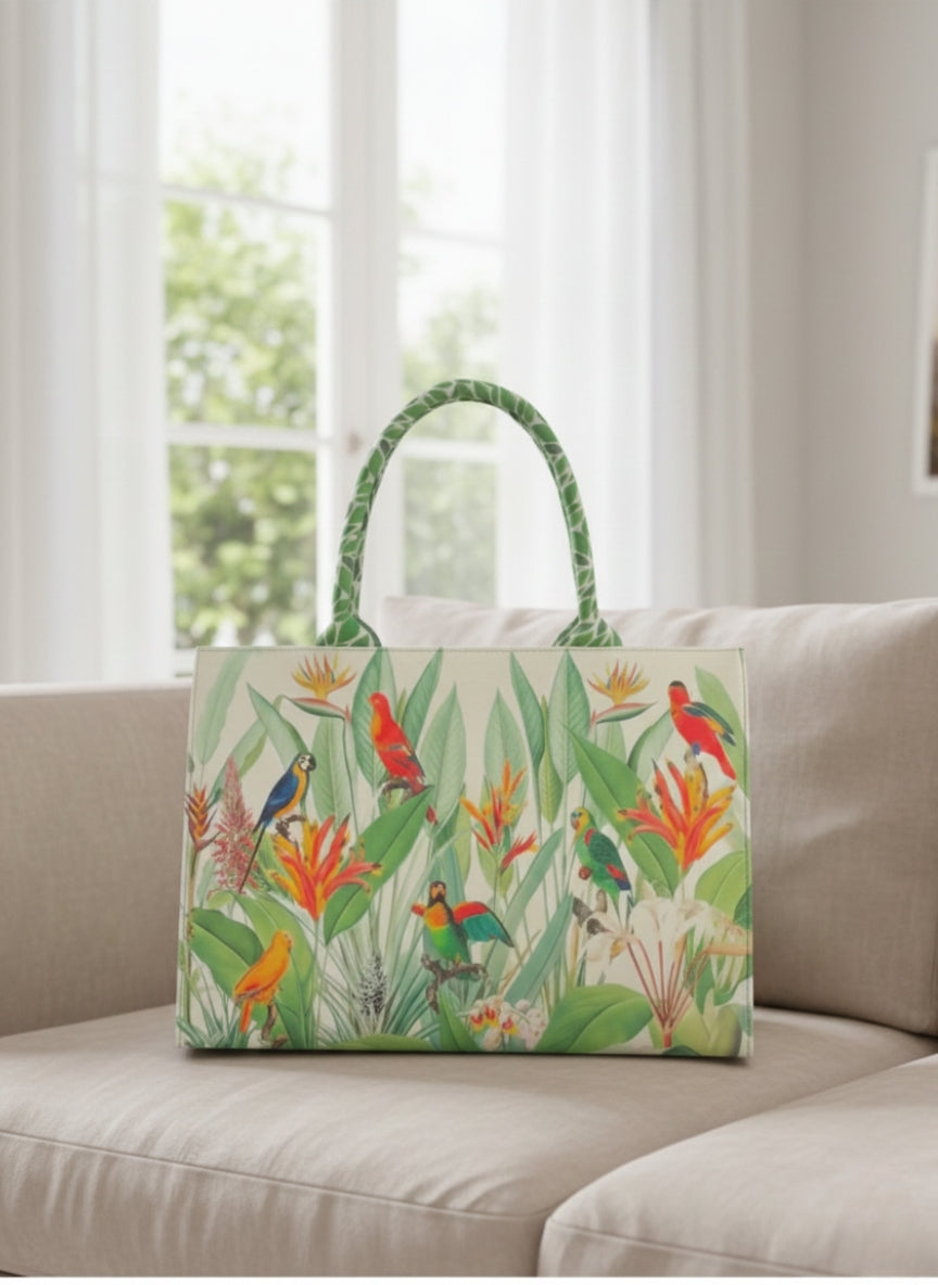 Totewear Canvas Tote Chirping Garden