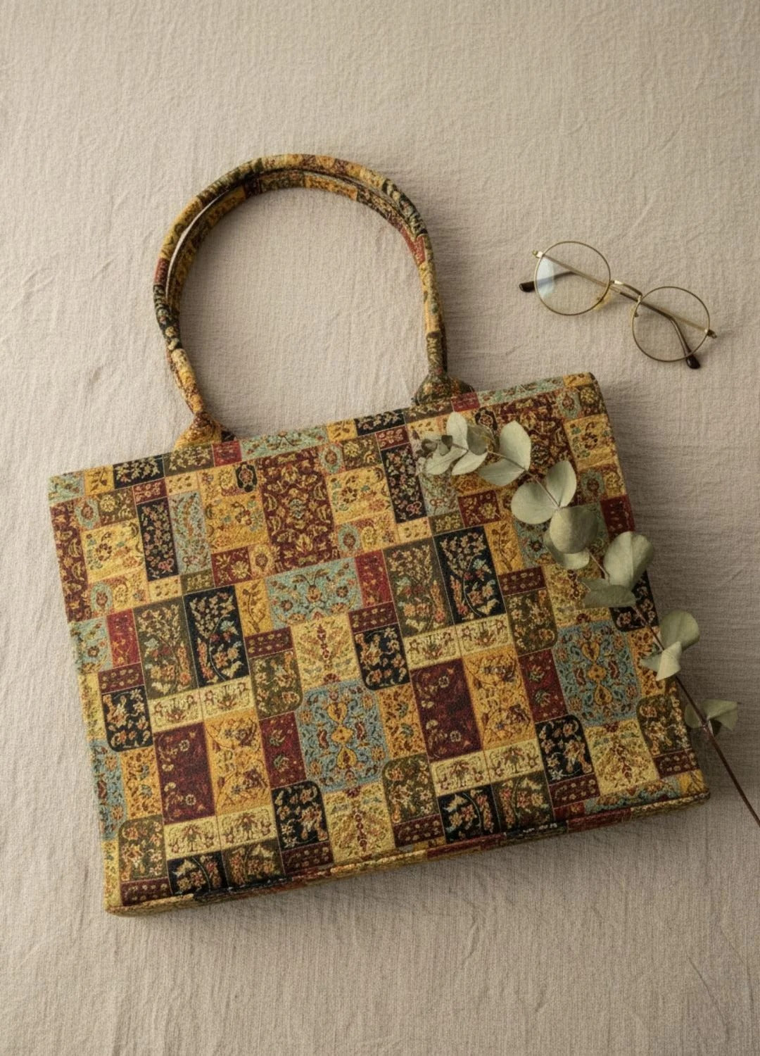 Totewear Mini Canvas Tote Gilded Weave